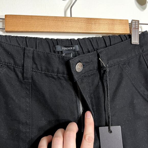 NWT Forever 21 Black Wide Leg Pants LAST CALL - Picture 3 of 7